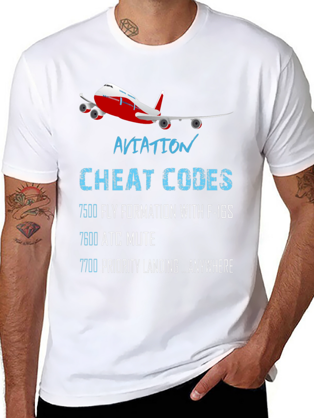 Aviation Cheat Codes T-Shirt