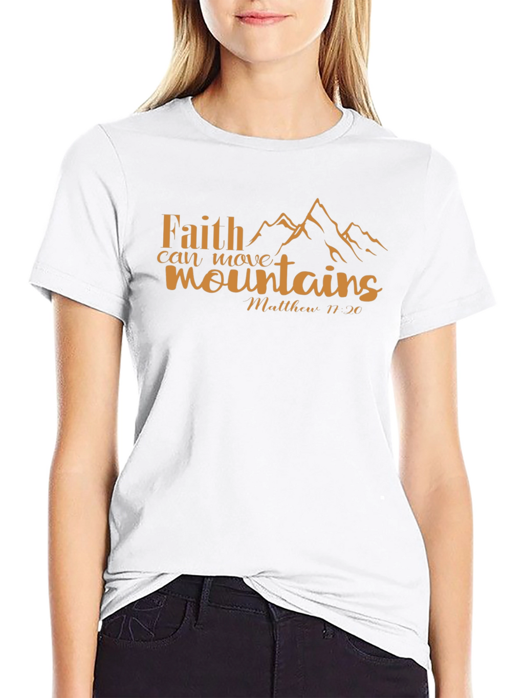 Faith Can Move Mountains Graphic Tee