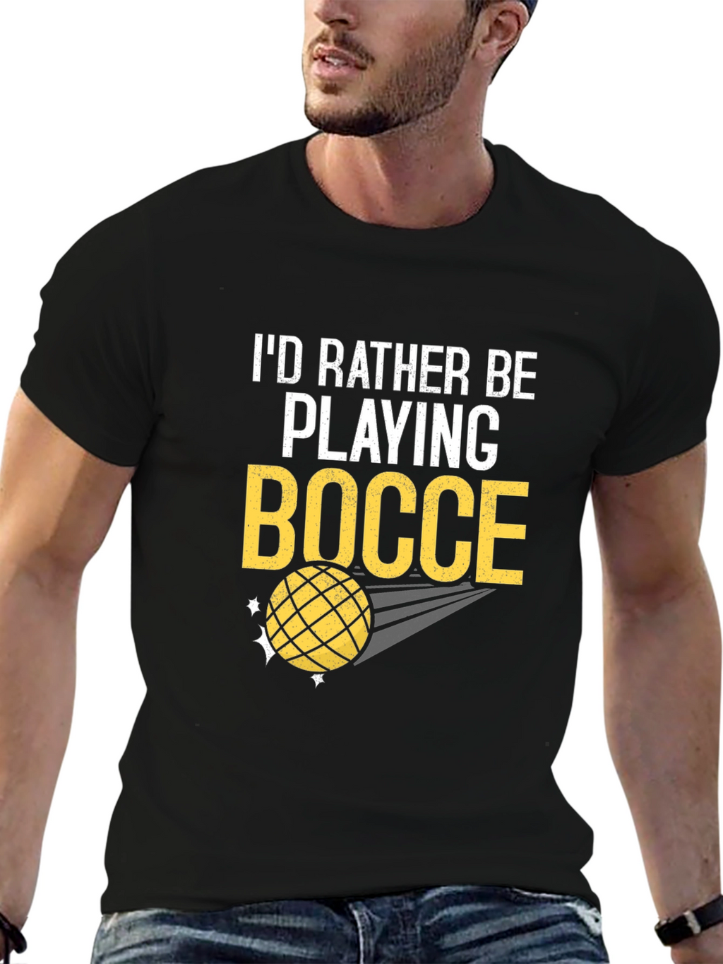 Id Rather Be Playing Bocce T-Shirt