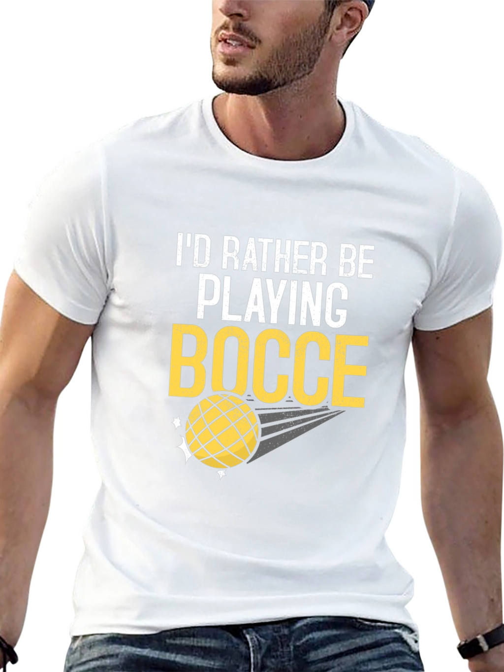 Id Rather Be Playing Bocce T-Shirt