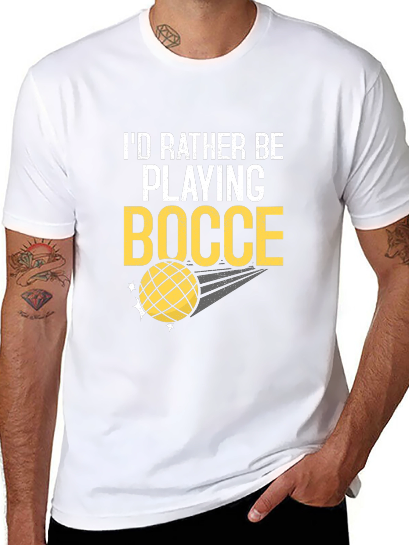 Id Rather Be Playing Bocce T-Shirt