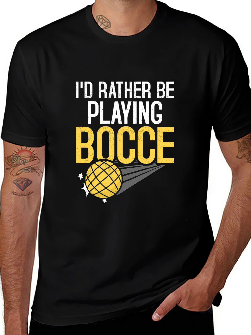 Id Rather Be Playing Bocce T-Shirt