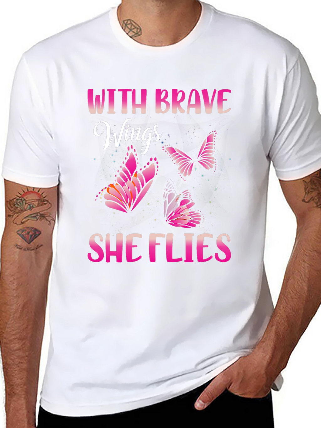 Brave Wings Butterfly Graphic Tee