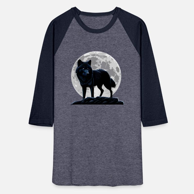 Wolf howling at the moon graphic t-shirt