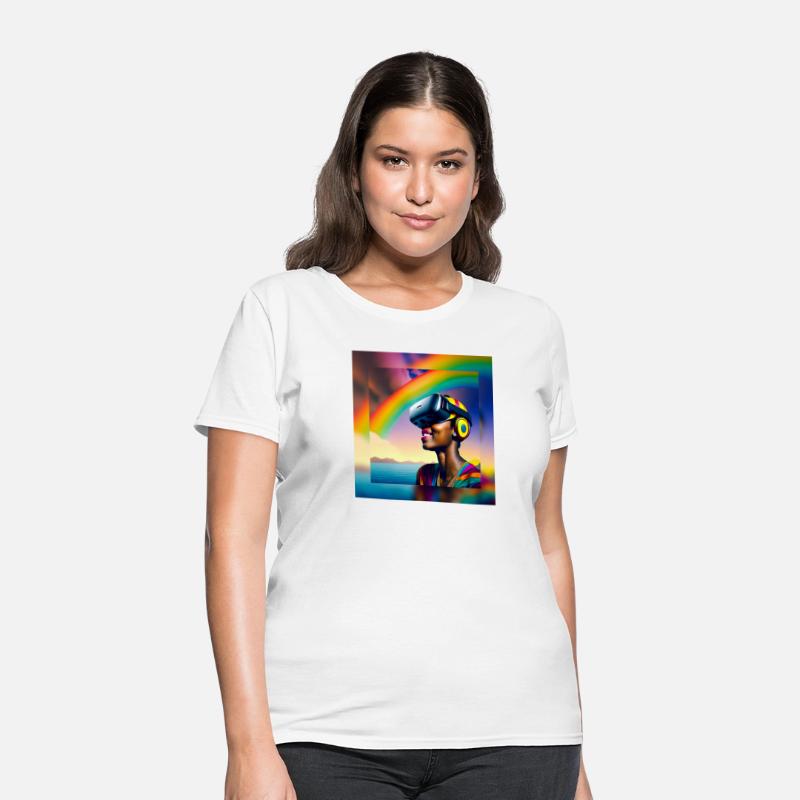Woman with VR