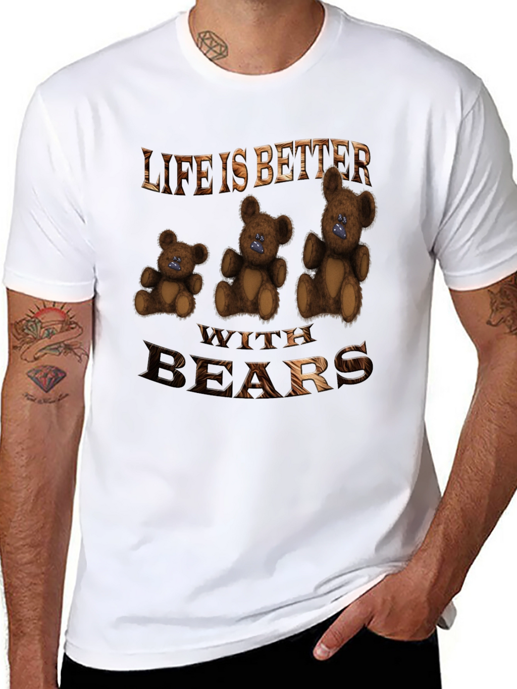 Life is Better with Bears Graphic Tee - Unisex