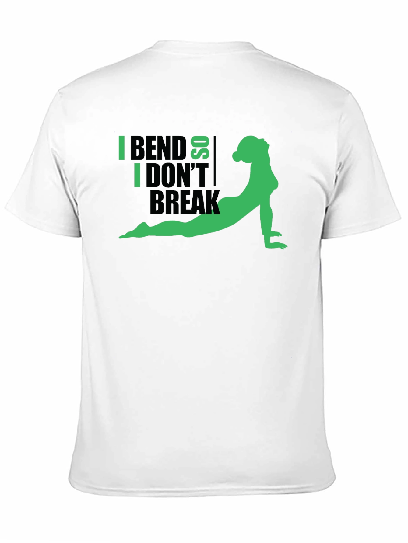 I Bend So I Dont Break Yoga Graphic Tee
