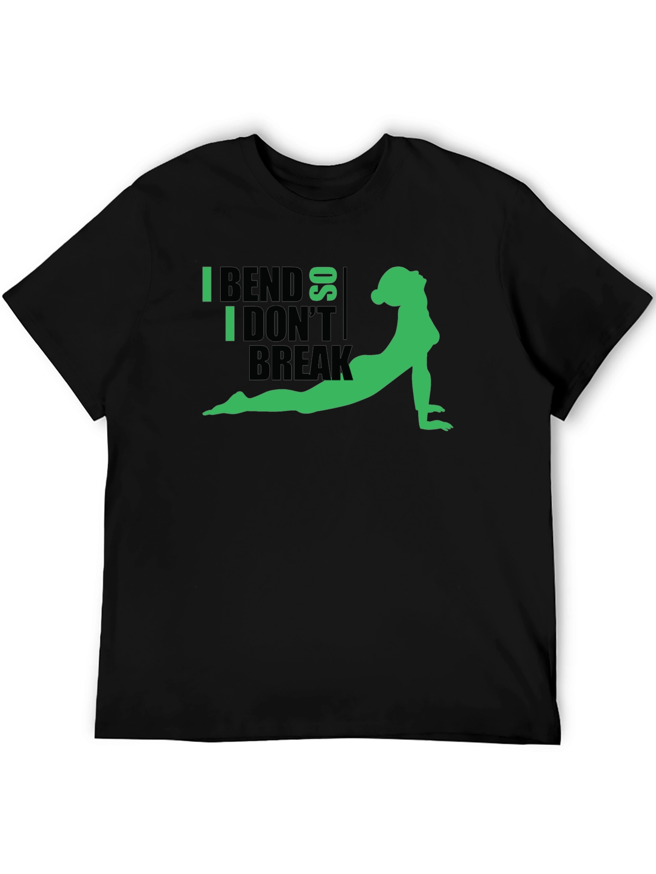 I Bend So I Dont Break Yoga Graphic Tee