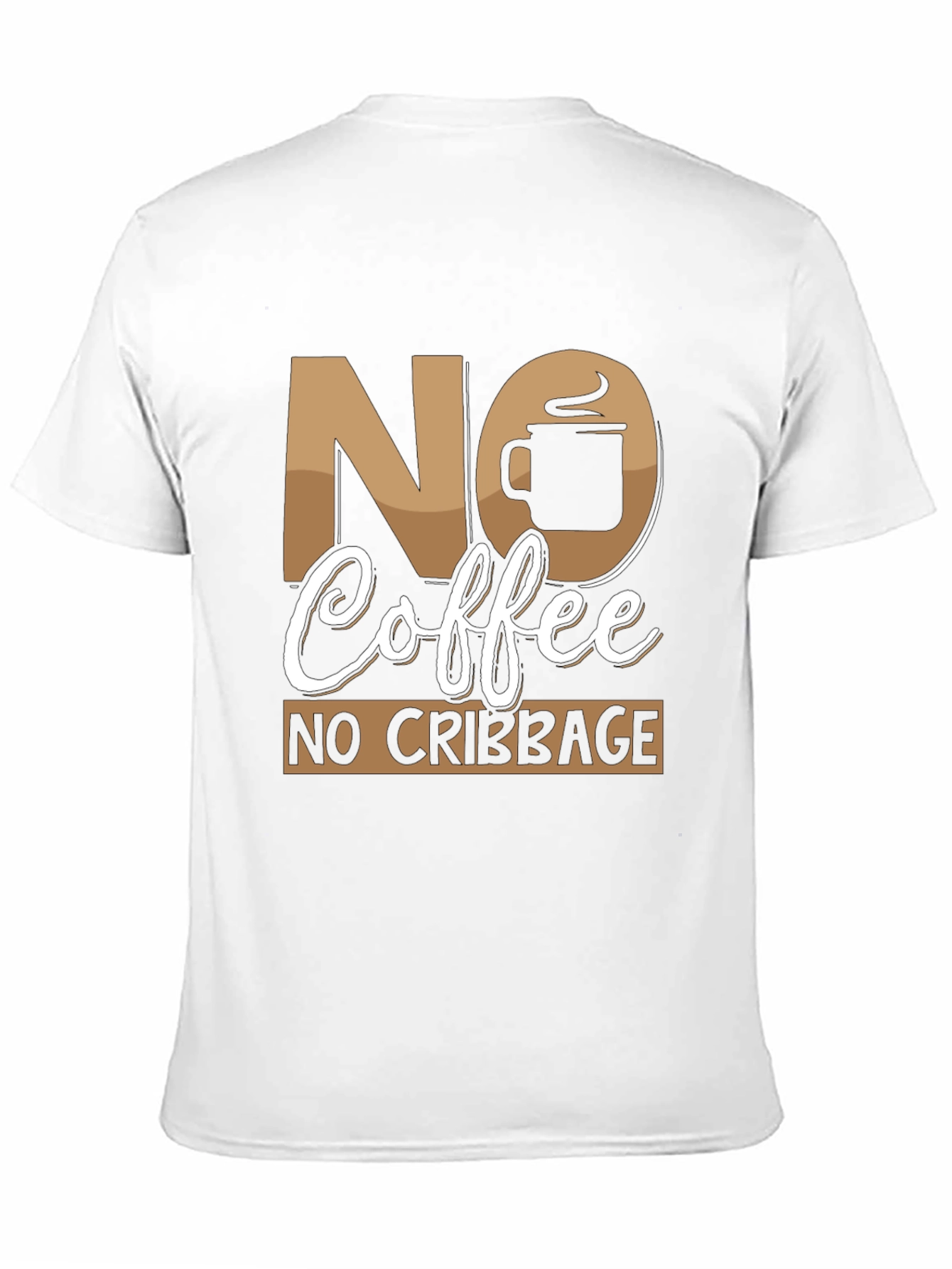 No Coffee No Cribbage Funny T-Shirt