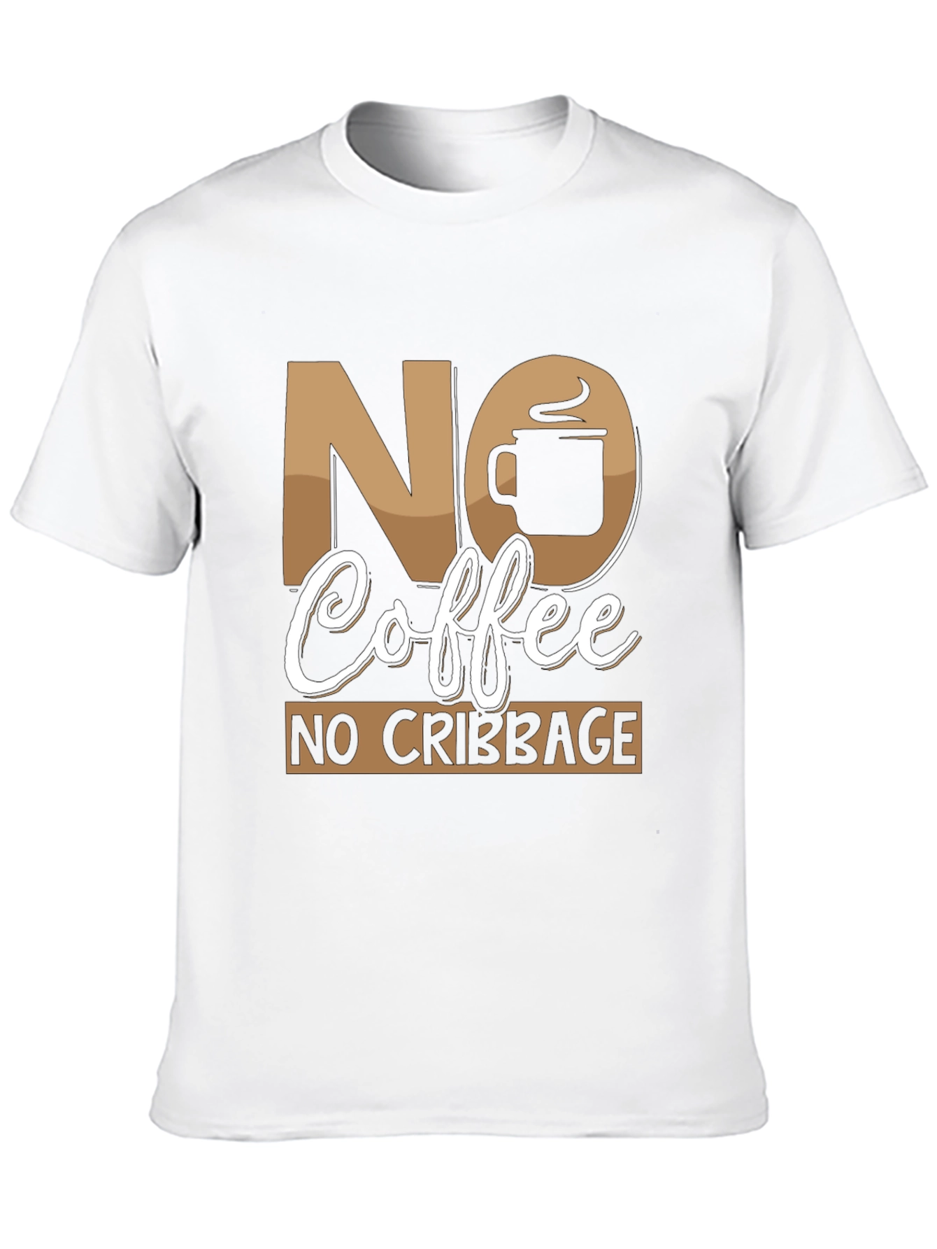 No Coffee No Cribbage Funny T-Shirt
