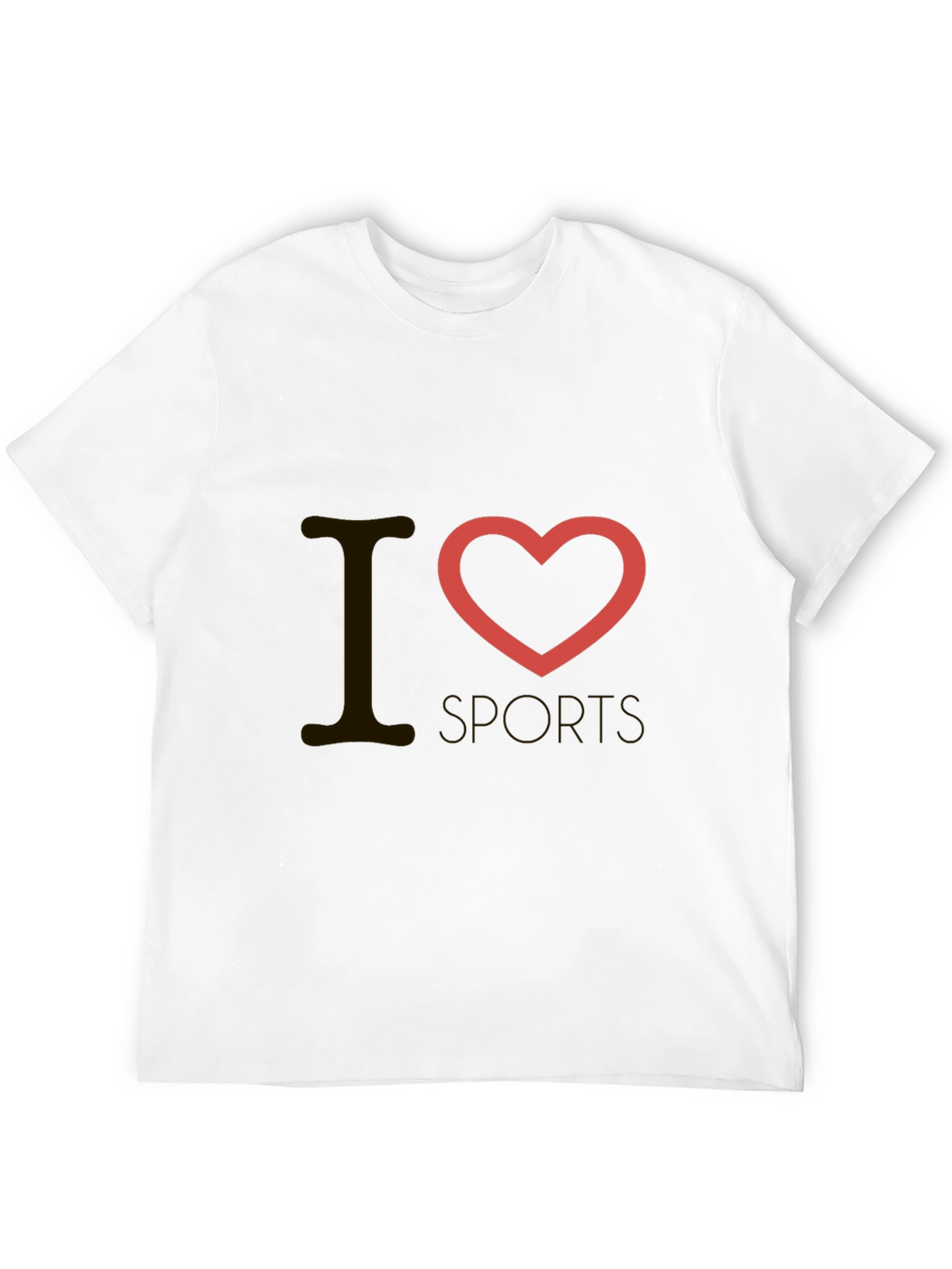 I Heart Sports Black T-Shirt