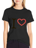 I Heart Sports Black T-Shirt