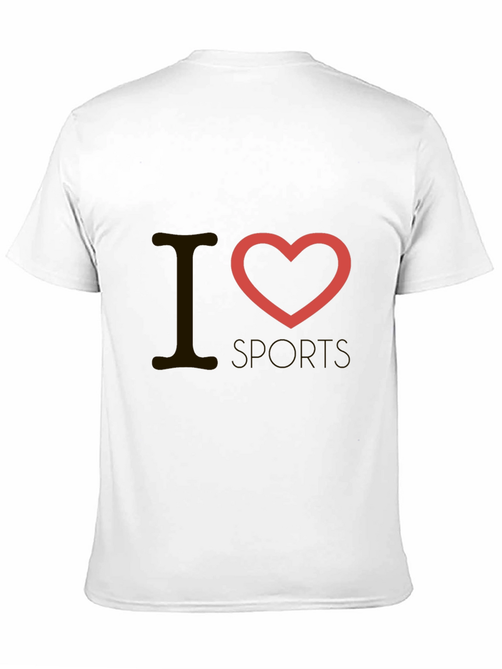 I Heart Sports Black T-Shirt