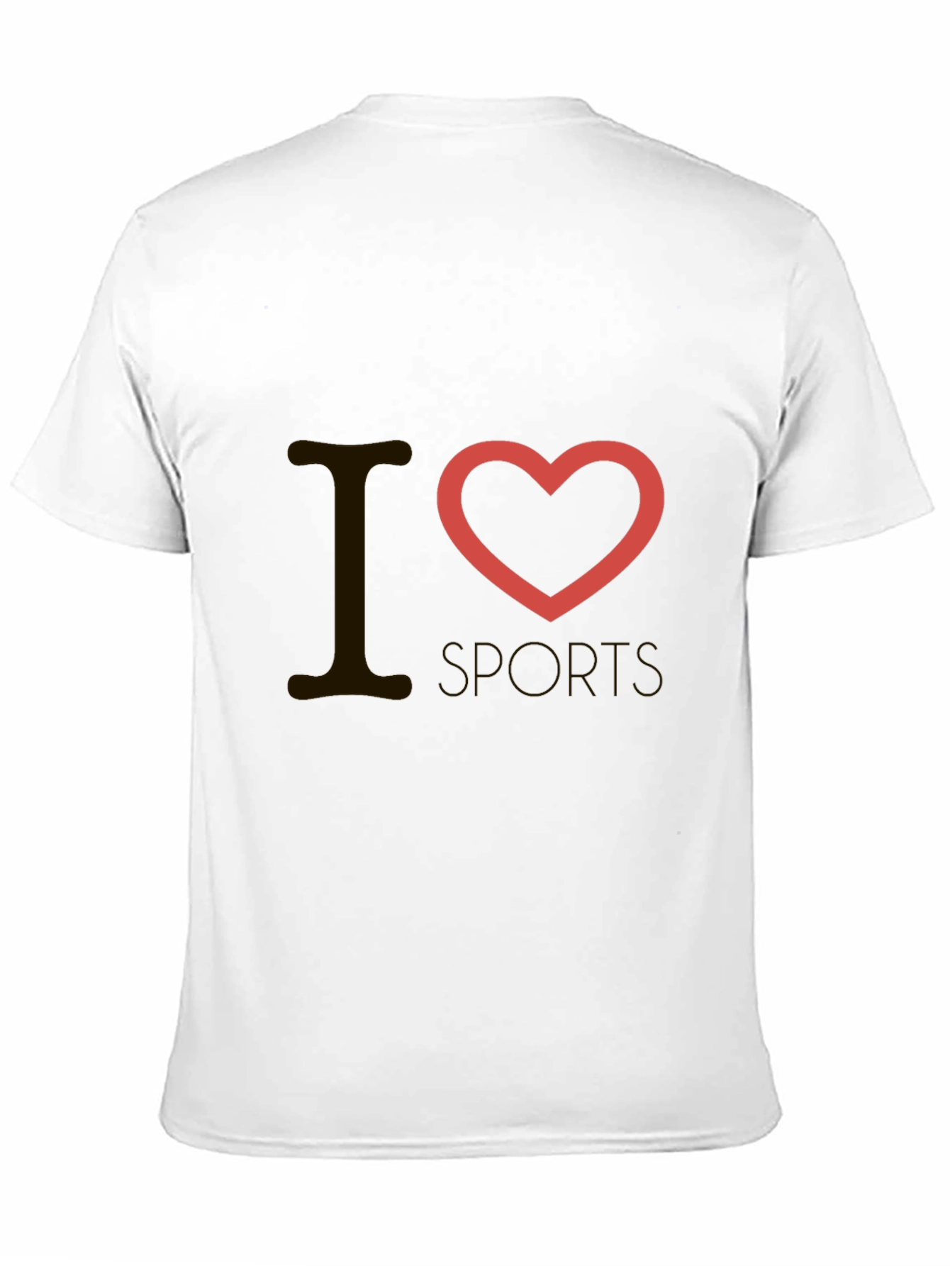 I Heart Sports Black T-Shirt
