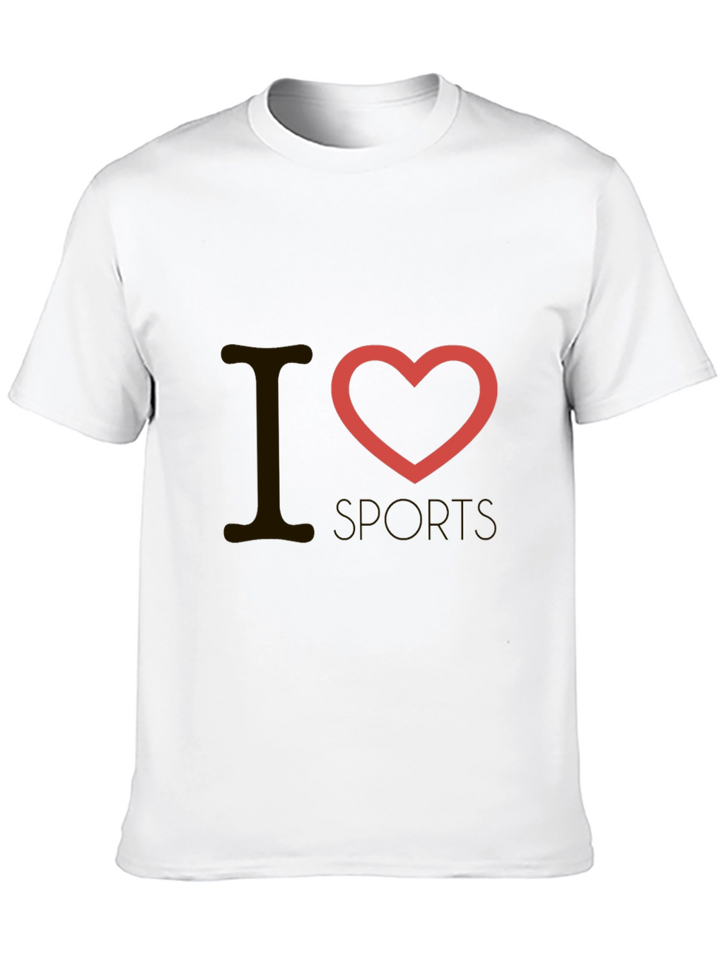 I Heart Sports Black T-Shirt