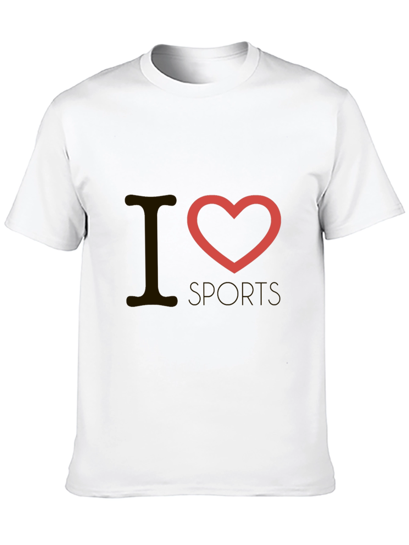 I Heart Sports Black T-Shirt