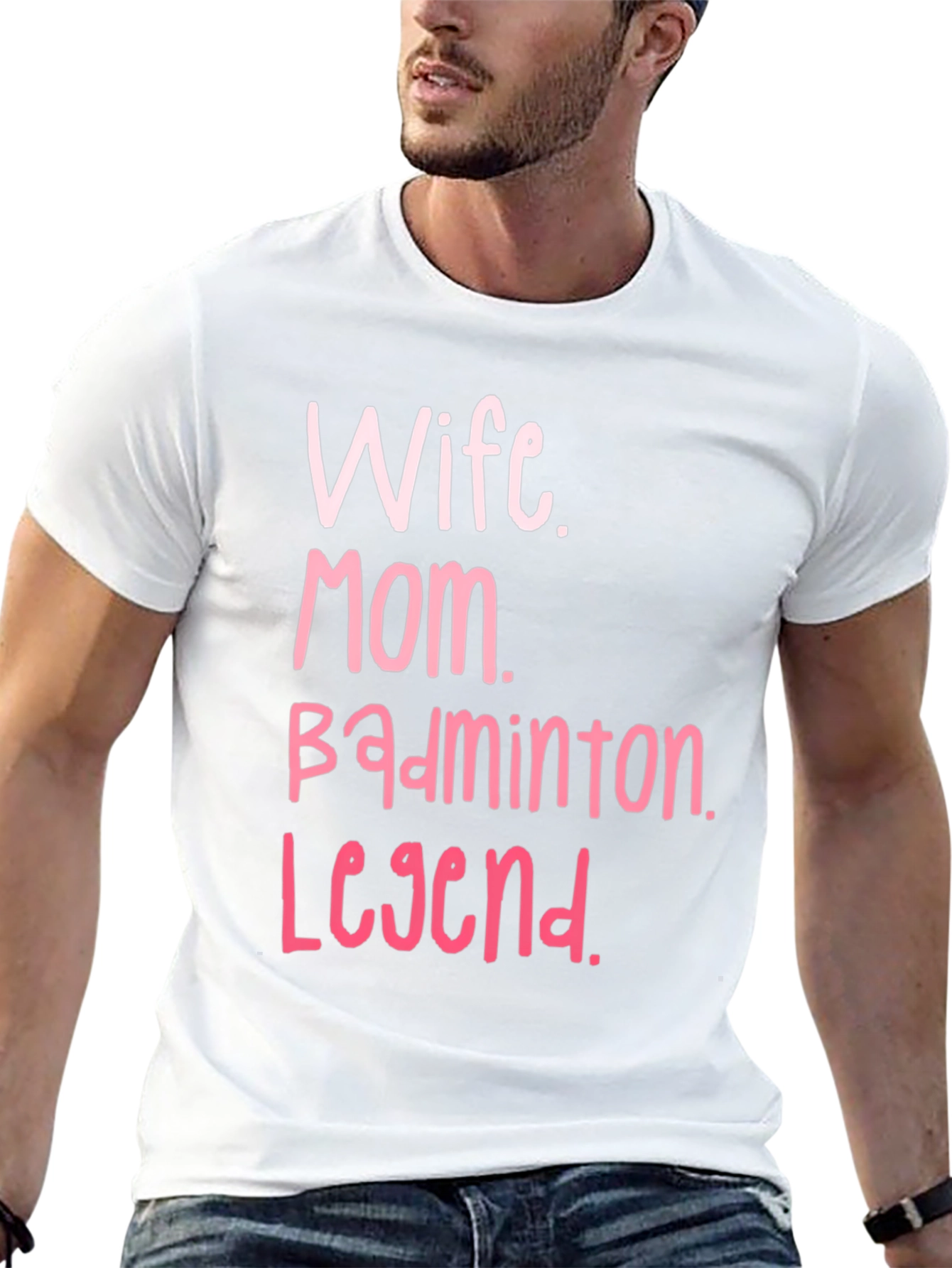 Wife Mom Badminton Legend T-Shirt
