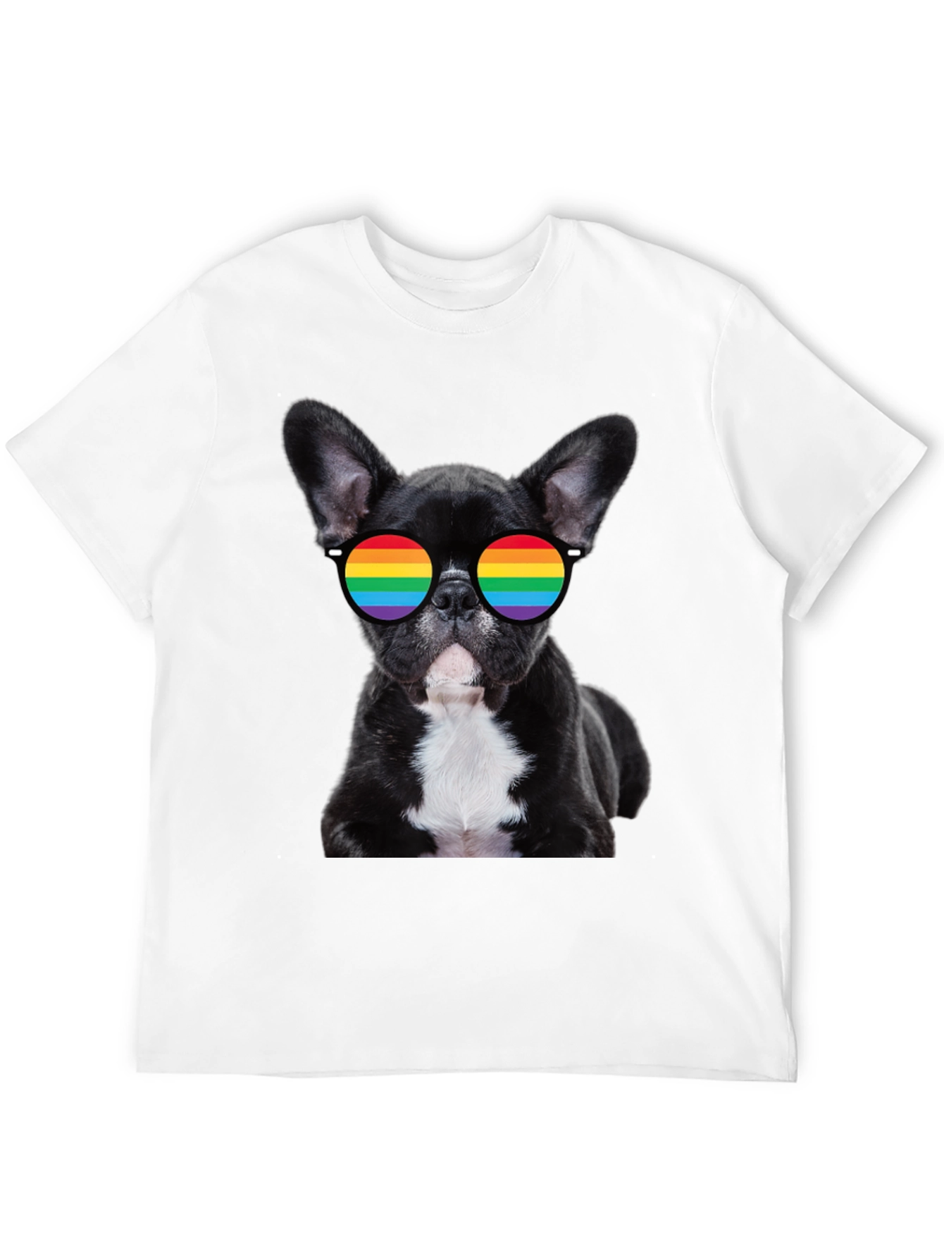Rainbow Pride Dog T-Shirt – Cute LGBTQ+ Dog Lover Tee