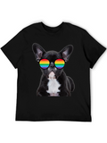 Rainbow Pride Dog T-Shirt – Cute LGBTQ+ Dog Lover Tee