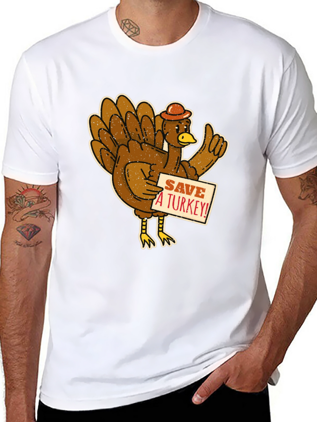Save a Turkey! Graphic T-Shirt
