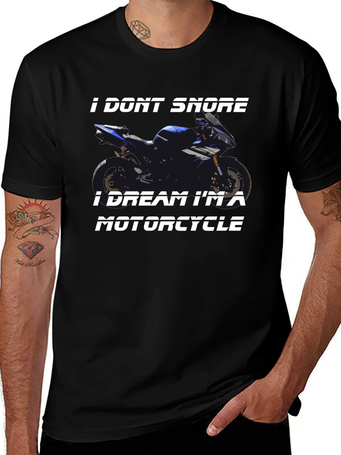 I Dont Snore Motorcycle T-Shirt