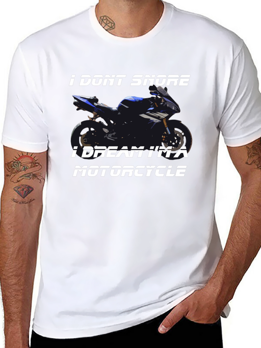 I Dont Snore Motorcycle T-Shirt