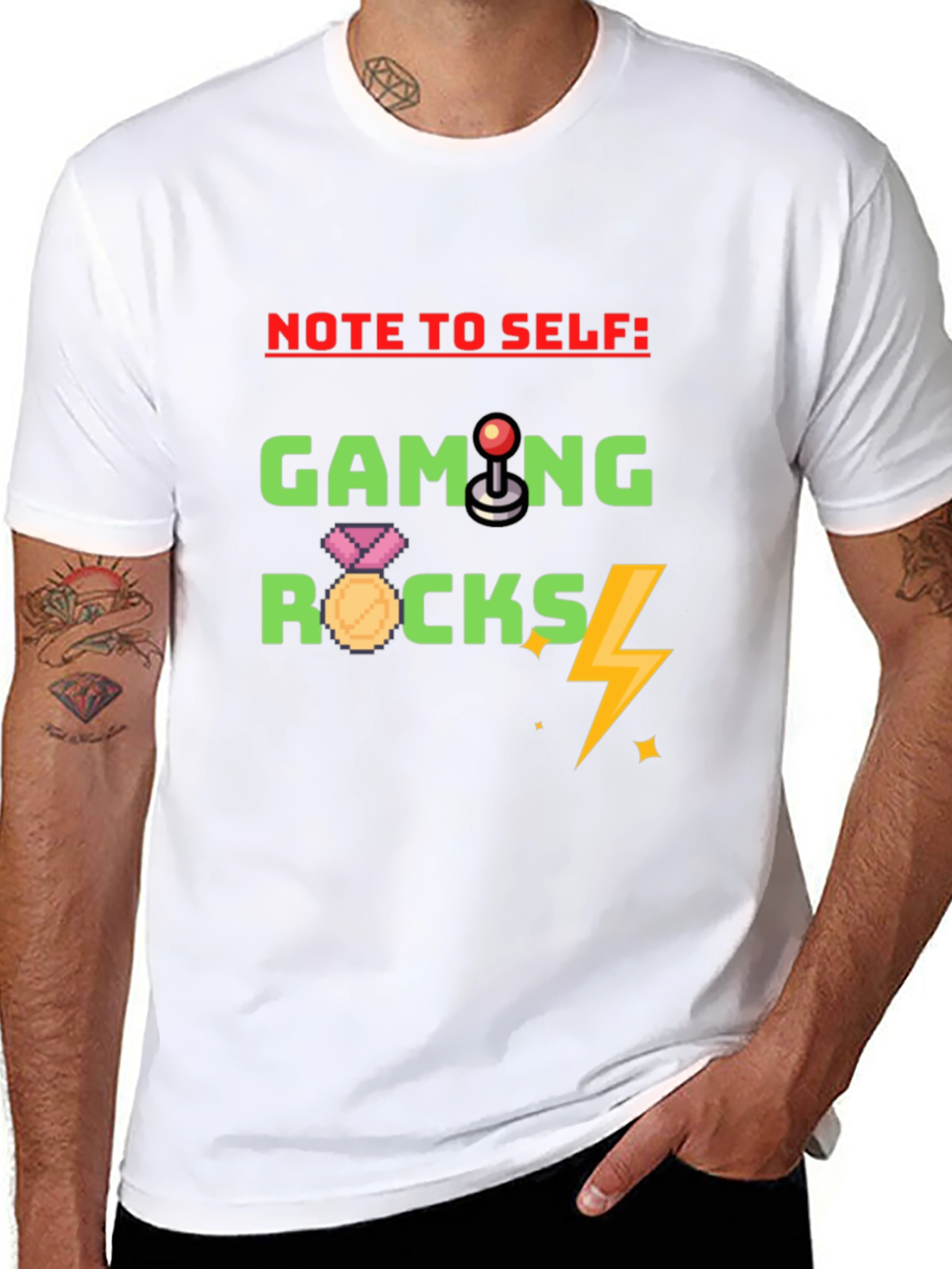 Gaming Rocks Graphic Tee - Gamers Must-Have!