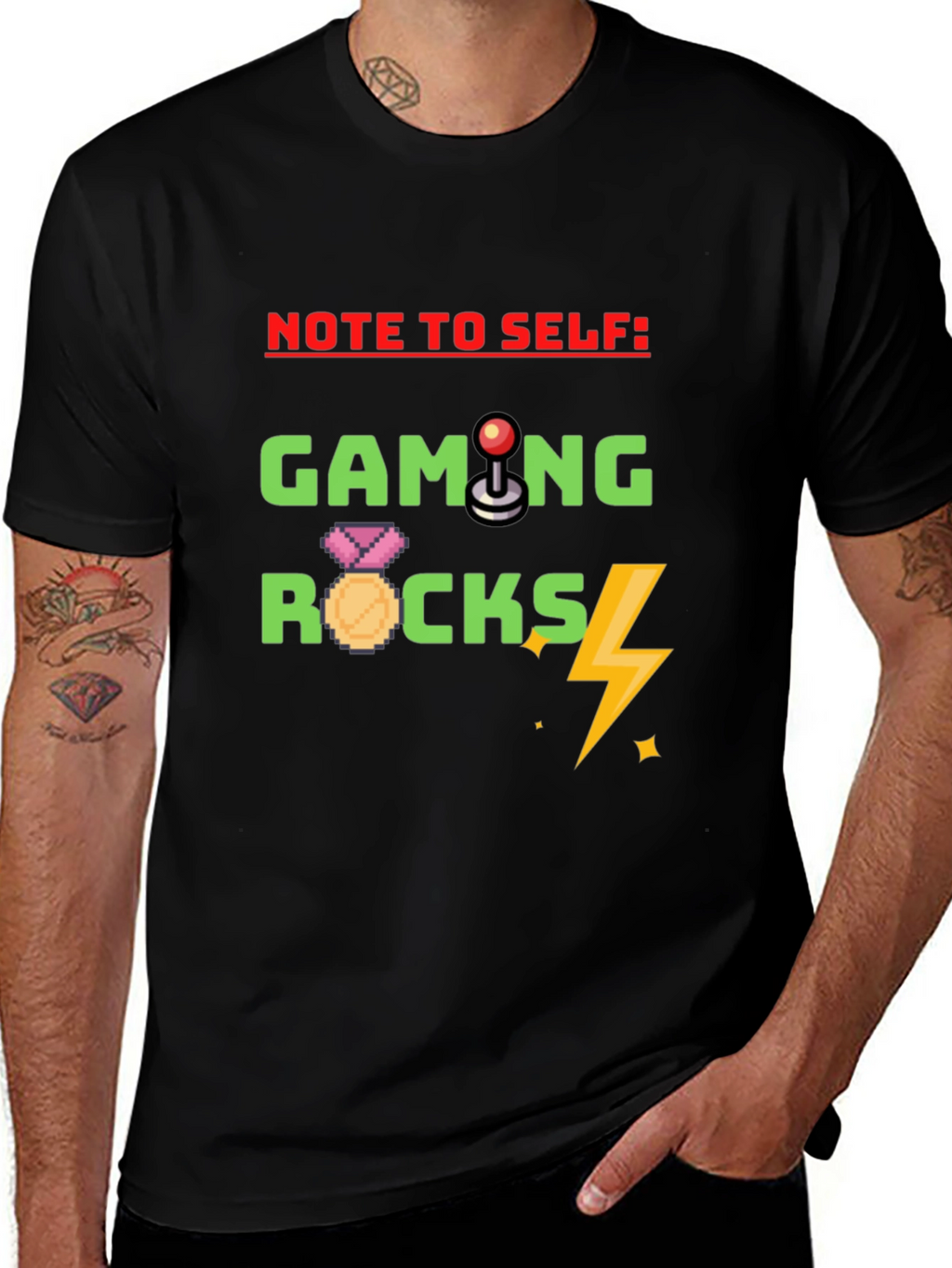 Gaming Rocks Graphic Tee - Gamers Must-Have!