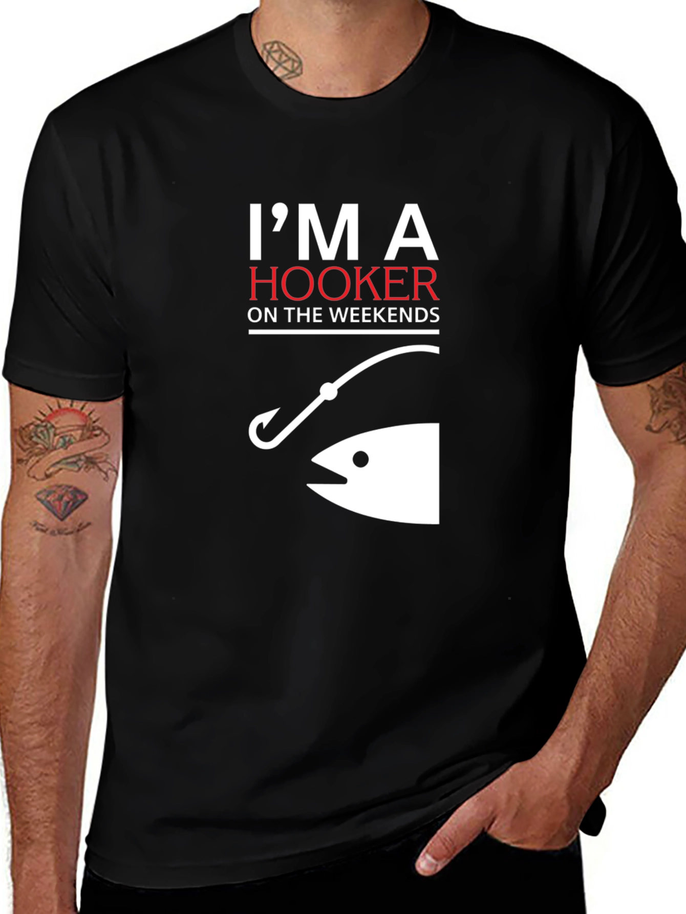 Im A Hooker On The Weekends Fishing T-Shirt