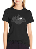 Adventure Mountain Graphic T-Shirt - Soft Cotton Tee
