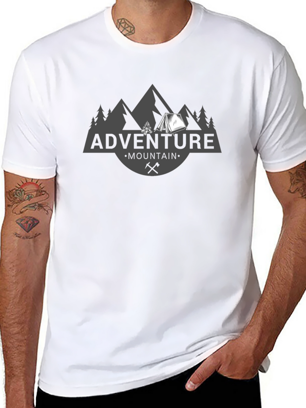 Adventure Mountain Graphic T-Shirt - Soft Cotton Tee