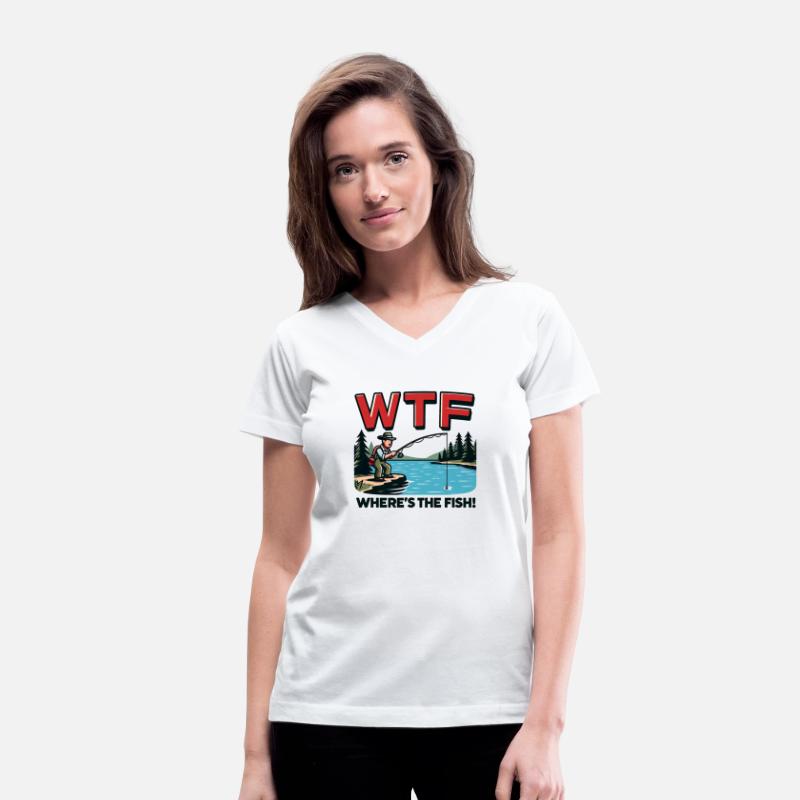 WTF Where's the Fish - Funny Fishing Quote