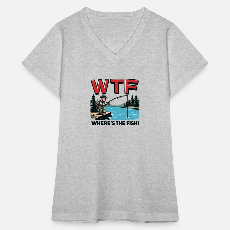 WTF Where's the Fish - Funny Fishing Quote