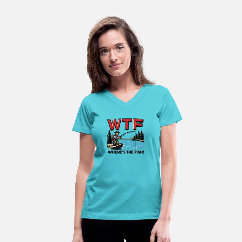 WTF Where's the Fish - Funny Fishing Quote