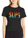 Retro Slug Graphic T-Shirt - Fun & Unique Design