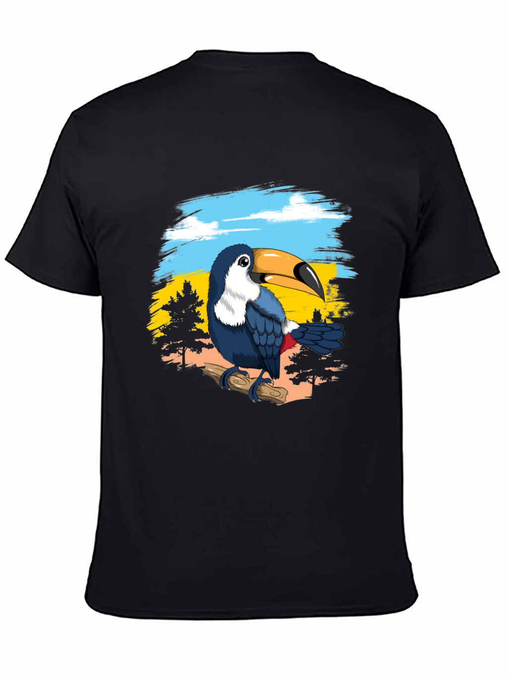 Toucan Graphic T-Shirt - Tropical Bird Design