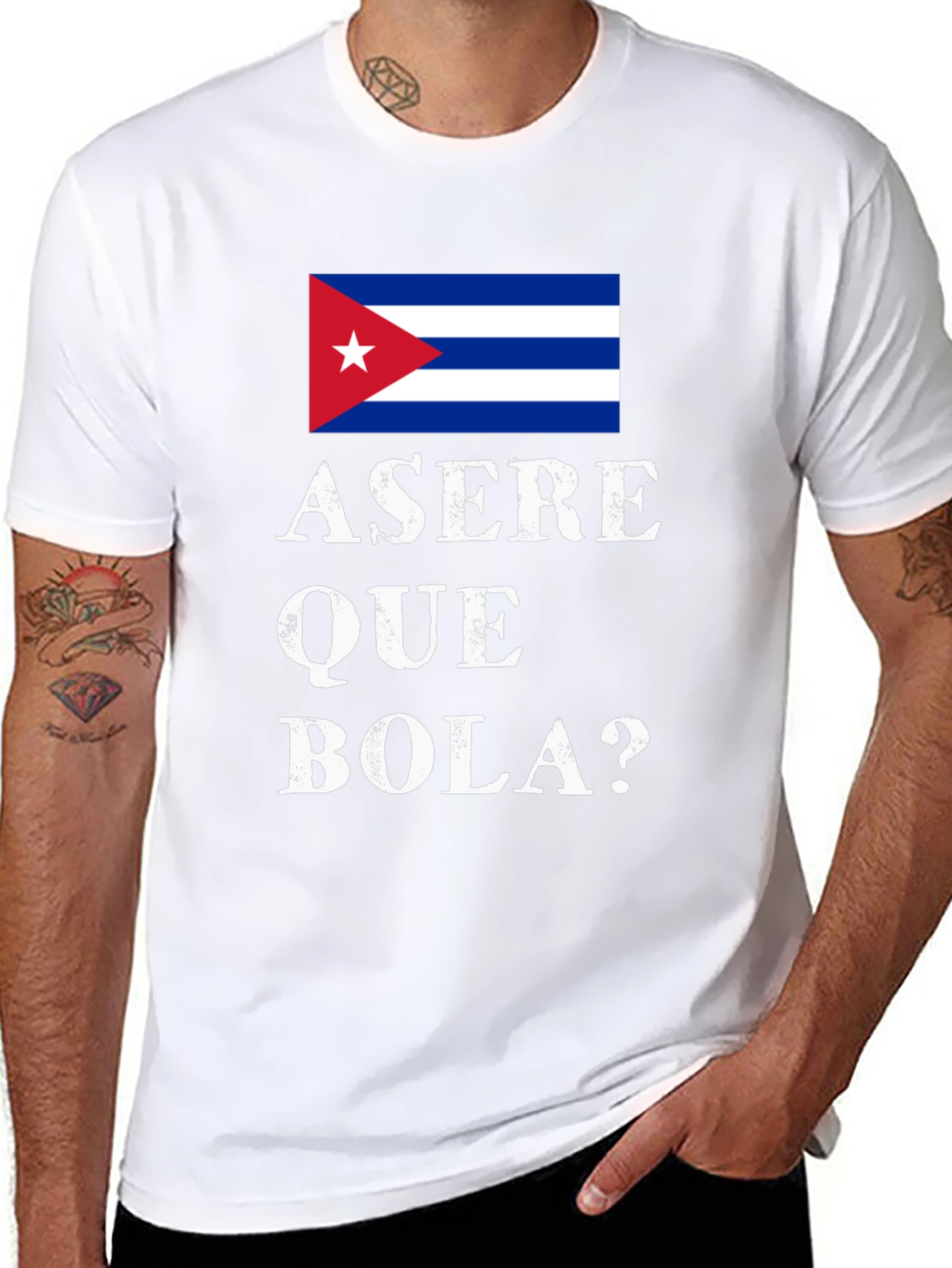 Cuba Flag ASERE QUE BOLA? T-Shirt