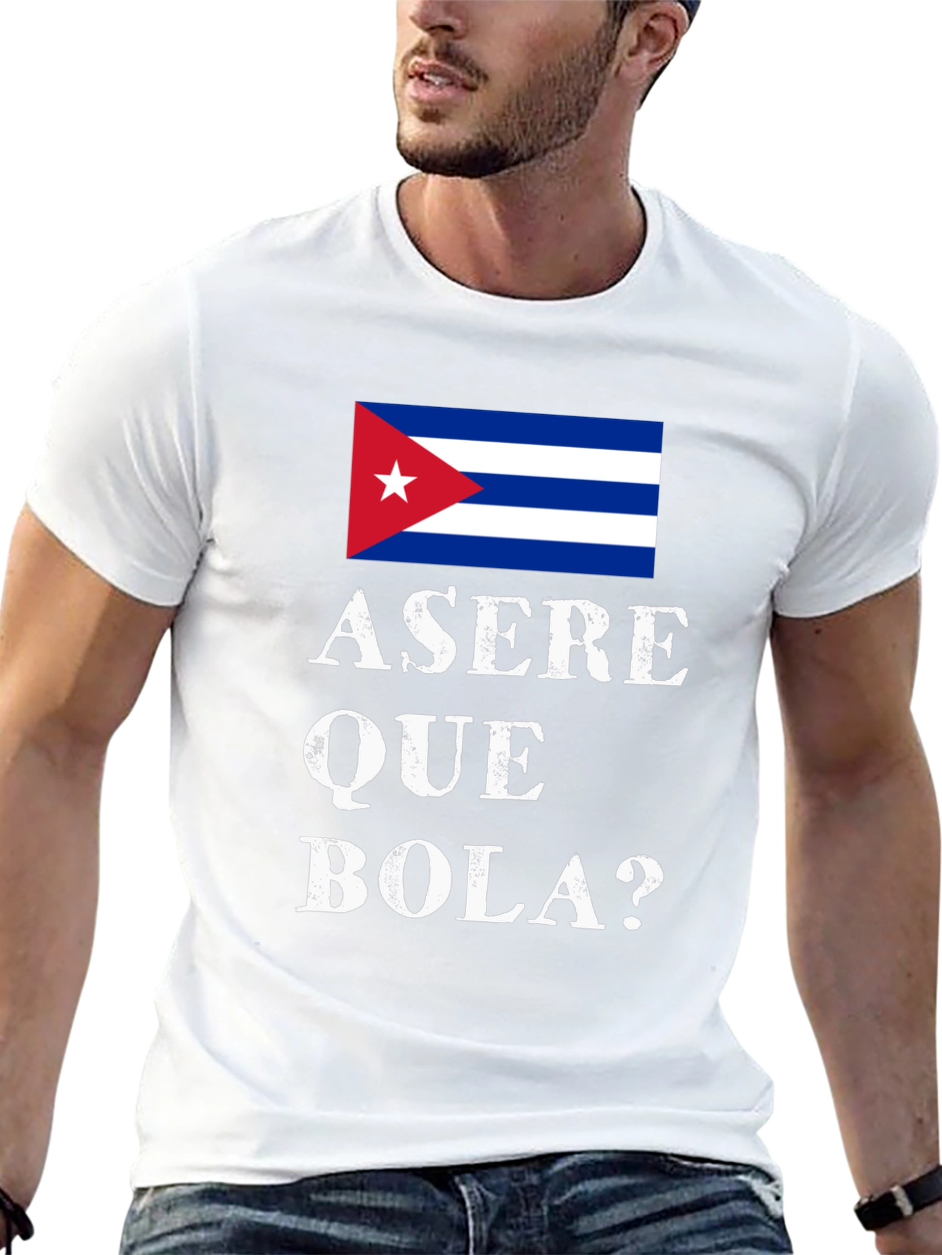 Cuba Flag ASERE QUE BOLA? T-Shirt