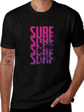 Surf Palm Tee - Gradient Design