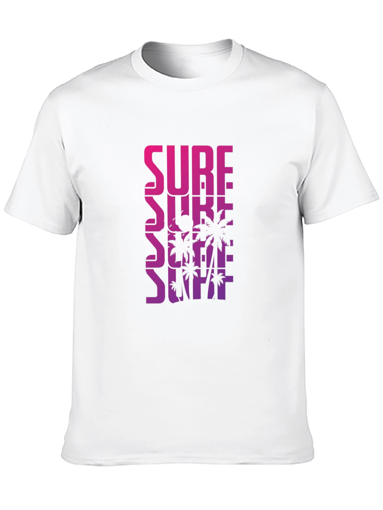 Surf Palm Tee - Gradient Design