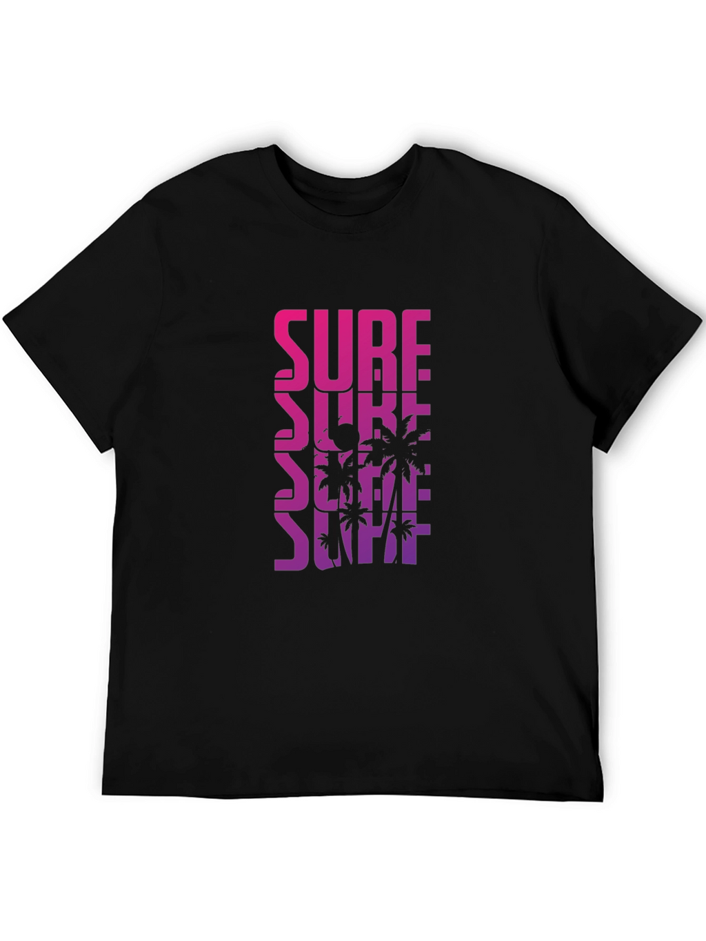Surf Palm Tee - Gradient Design