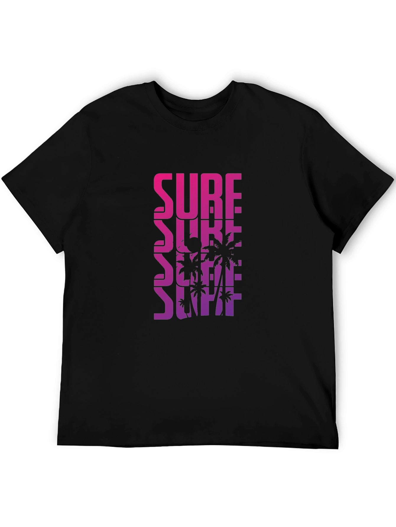 Surf Palm Tee - Gradient Design
