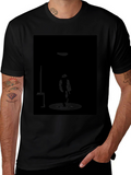 Silhouette Spotlight Graphic Black T-Shirt