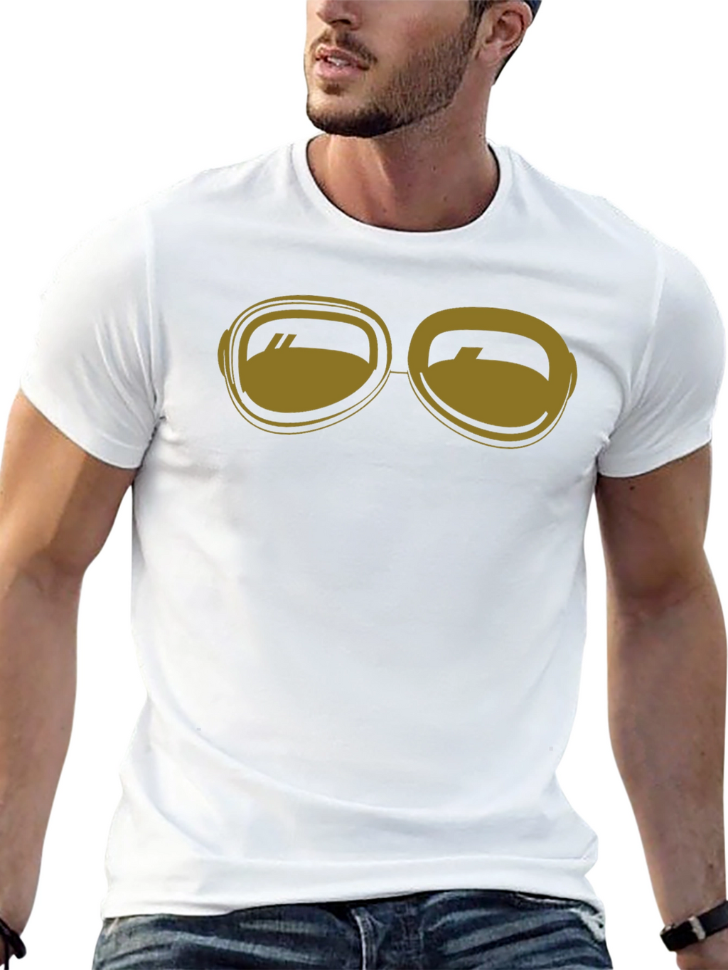 Retro Sunglasses Graphic T-Shirt - Classic Style
