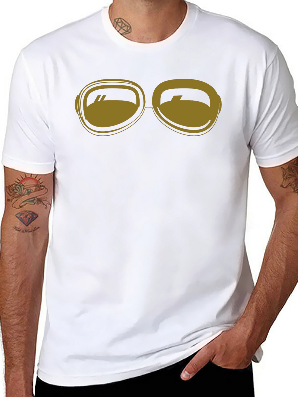 Retro Sunglasses Graphic T-Shirt - Classic Style