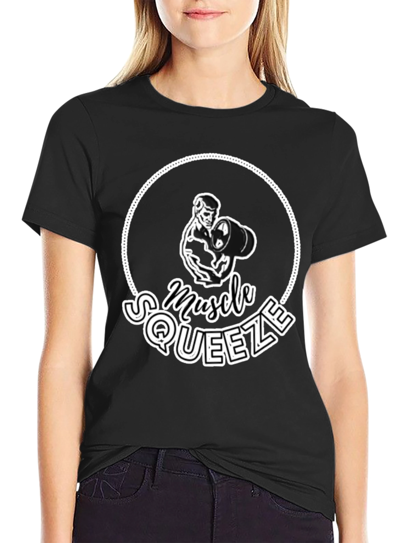 Muscle Squeeze Gym T-Shirt - Bodybuilding Fitness Tee