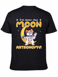 Over The Moon Astronomy Dog Astronaut T-Shirt