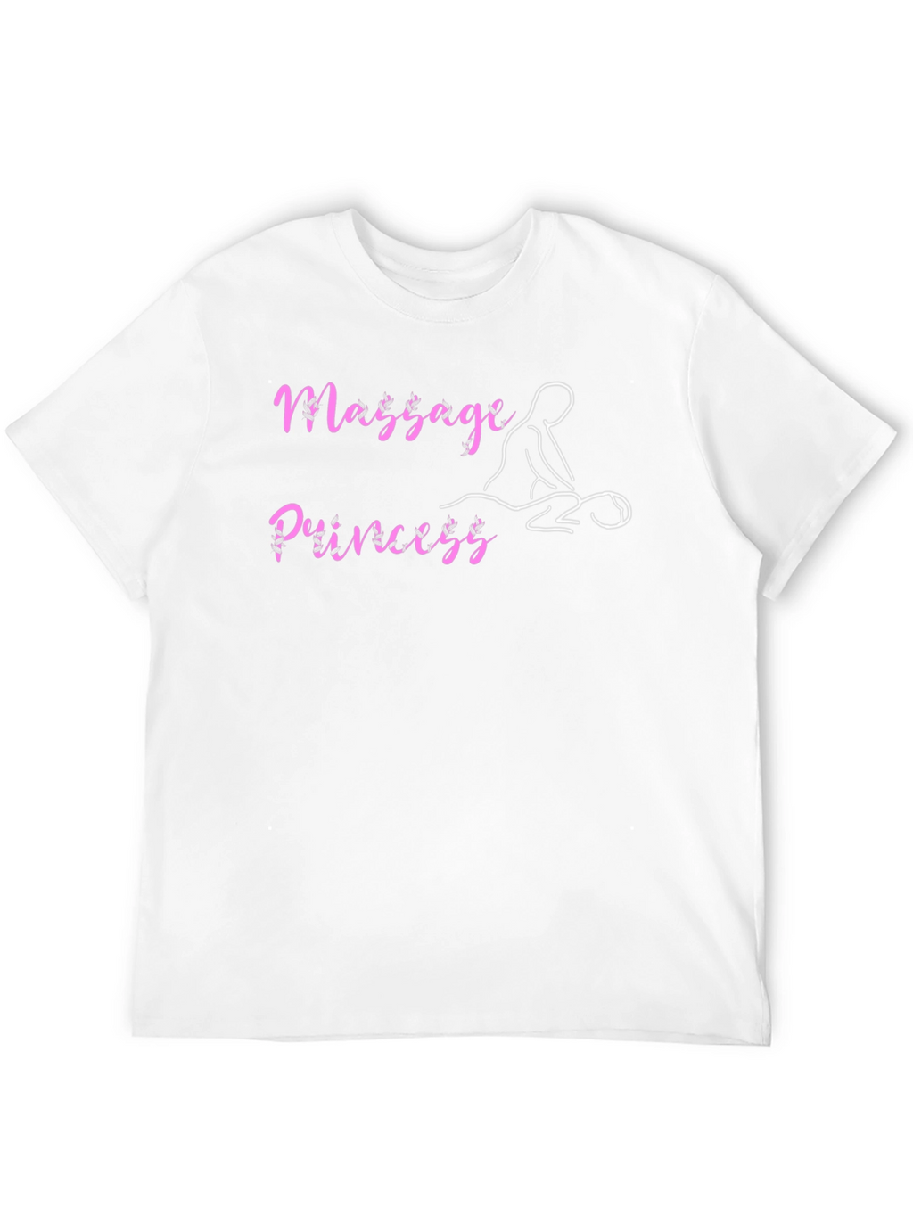 Massage Princess Black T-Shirt