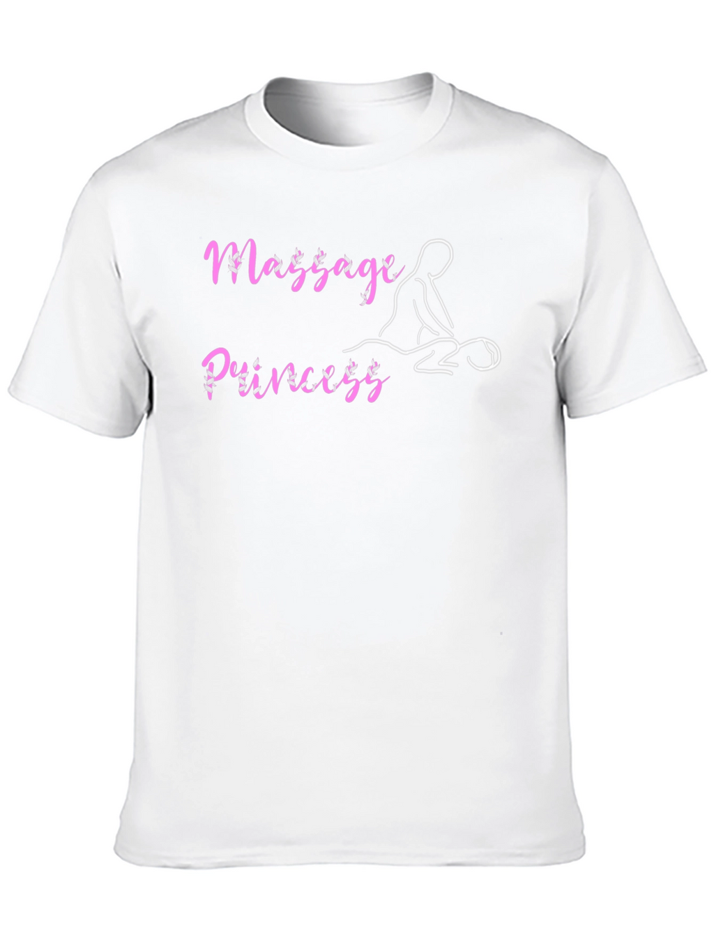 Massage Princess Black T-Shirt