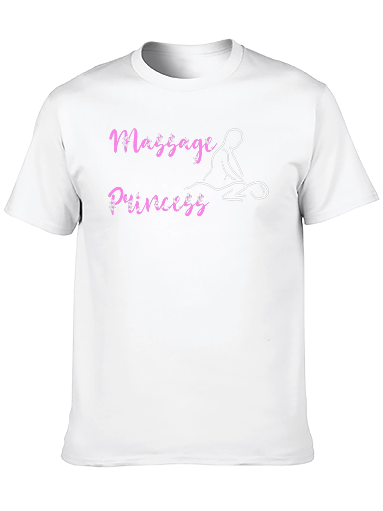 Massage Princess Black T-Shirt